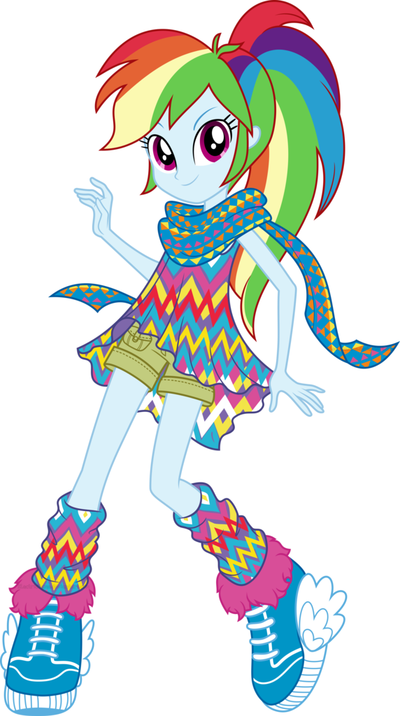 Popular Images - My Little Pony Equestria Girls Legend Of Everfree Rainbow Clipart (572x1024), Png Download