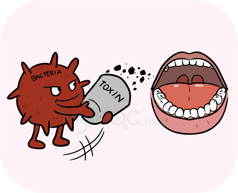 Svg Freeuse Library Should You See A - Bacterial Toxins Cartoon Clipart (800x650), Png Download