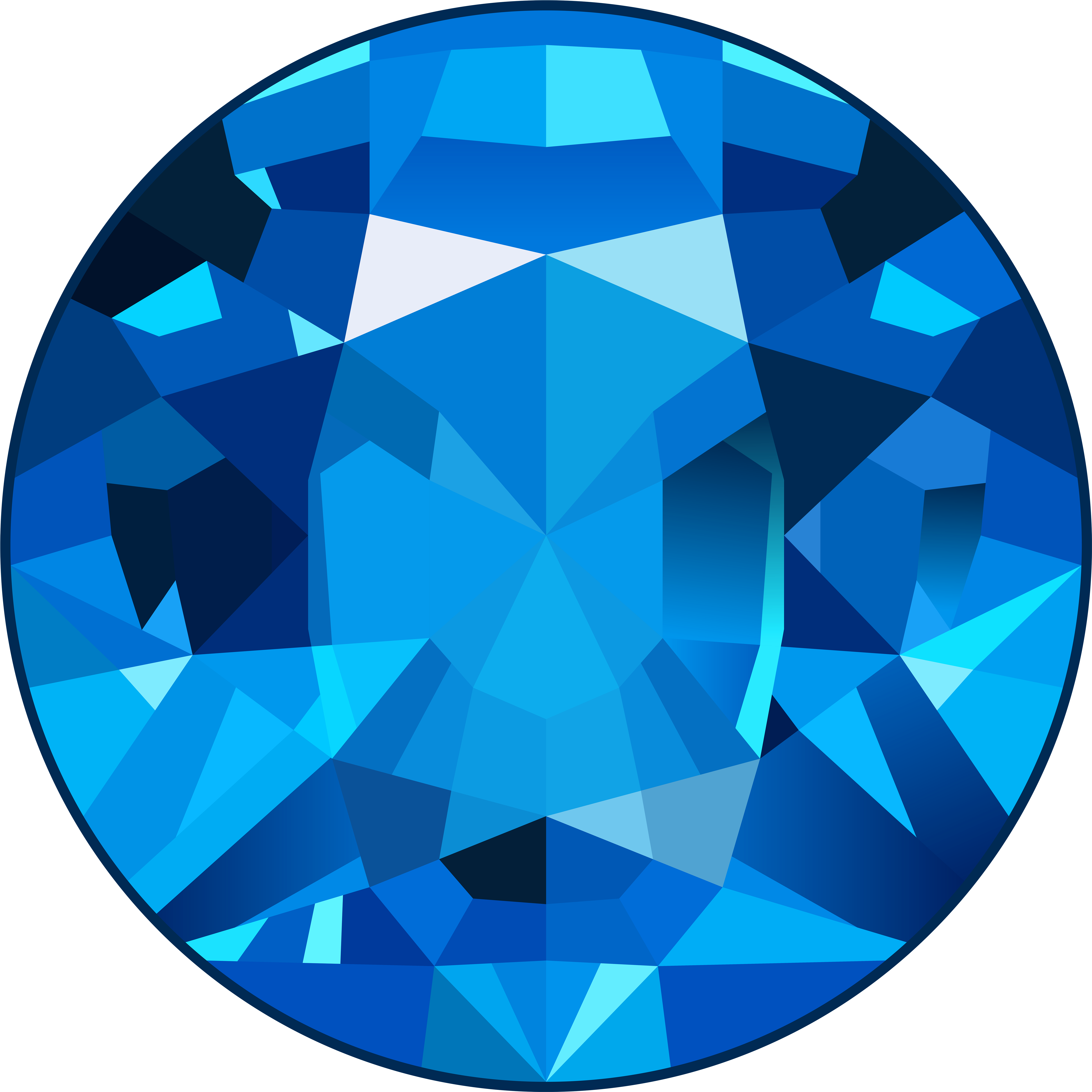 Download Png Transparent Library Clip Art Of Shopping - Blue Gem Png (6000x6000), Png Download