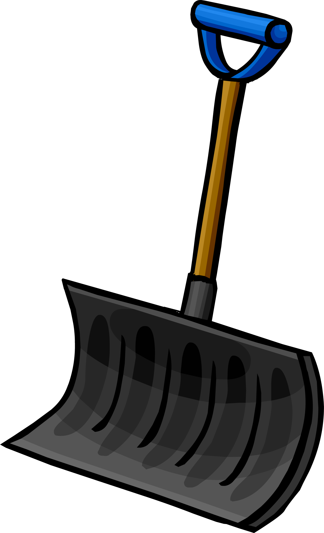 Club Penguin Clip Art - Snow Shovel Transparent Background - Png Download (1374x2259), Png Download