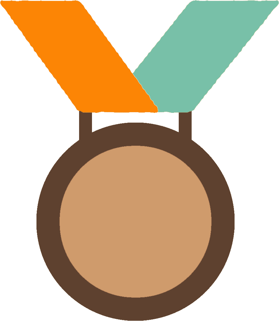 Transparent Blue Medal Clipart - Png Download (910x1047), Png Download