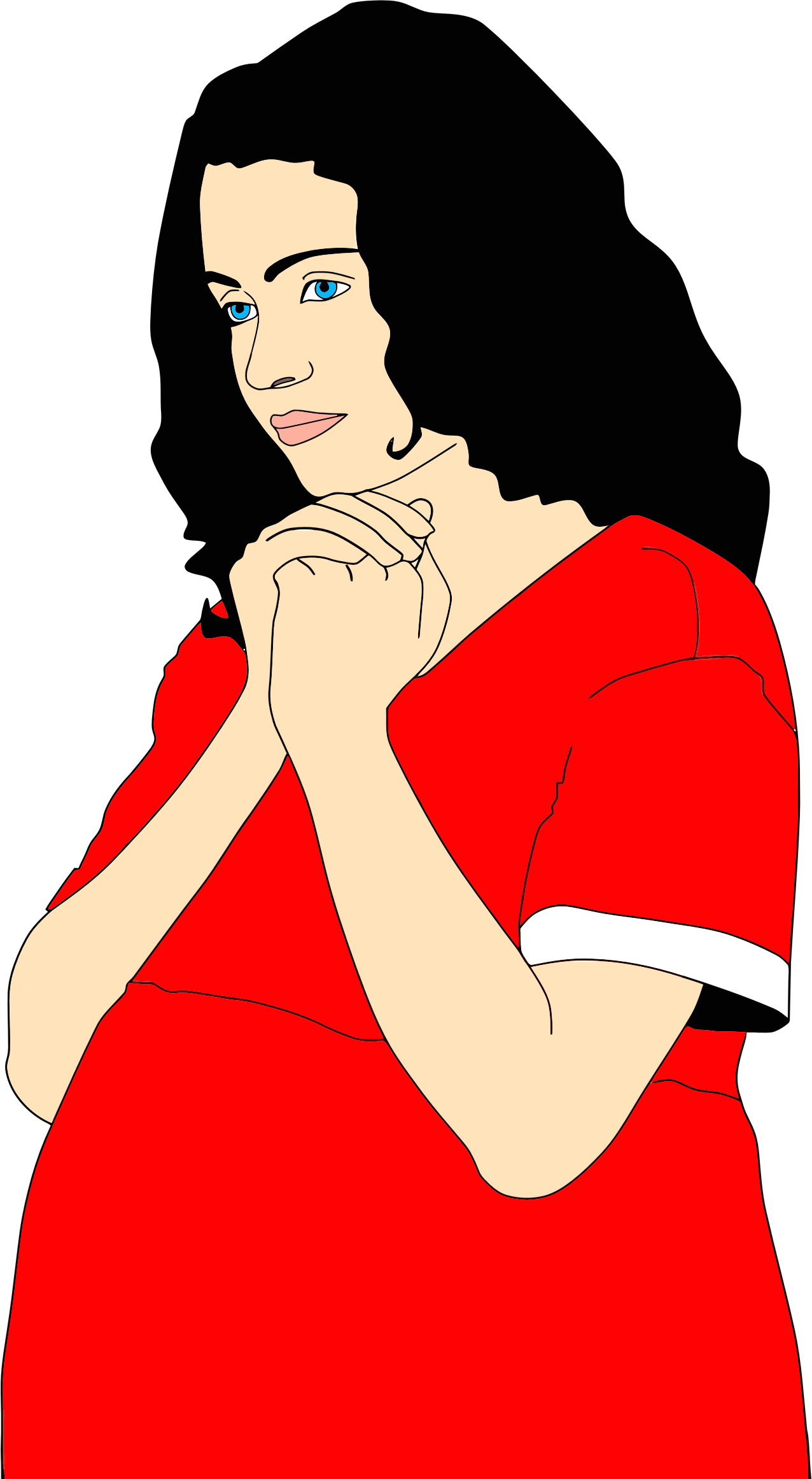 Medium Image - Transparent Clipart Pregnant Png (426x775), Png Download