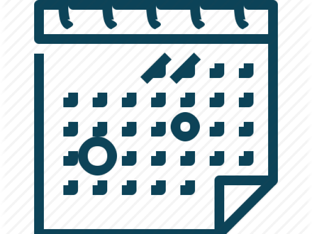 Date Clipart Planning Calendar - Calendar - Png Download (640x480), Png Download