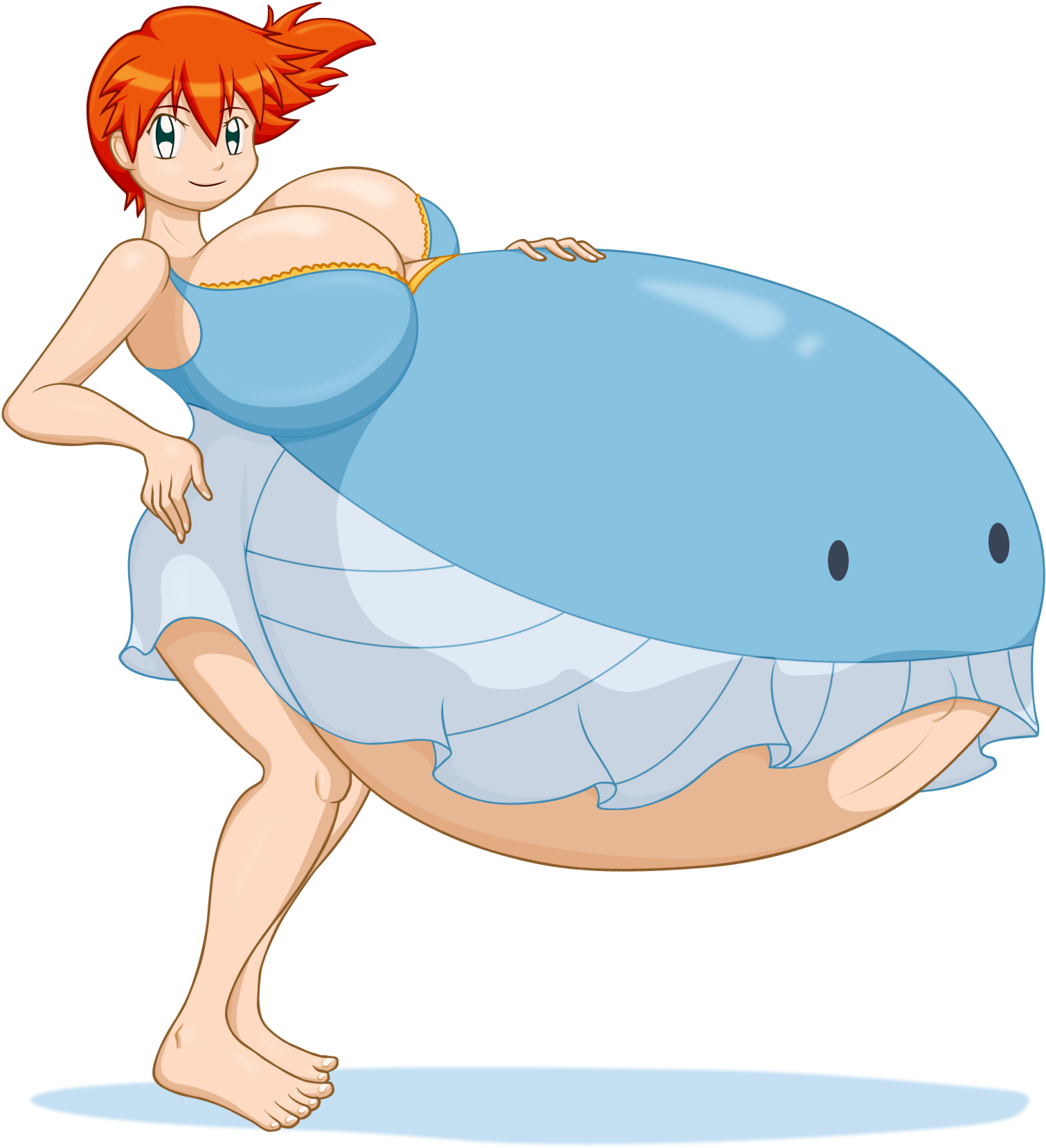 Popular Images - Misty Wailord Clipart (2000x1700), Png Download