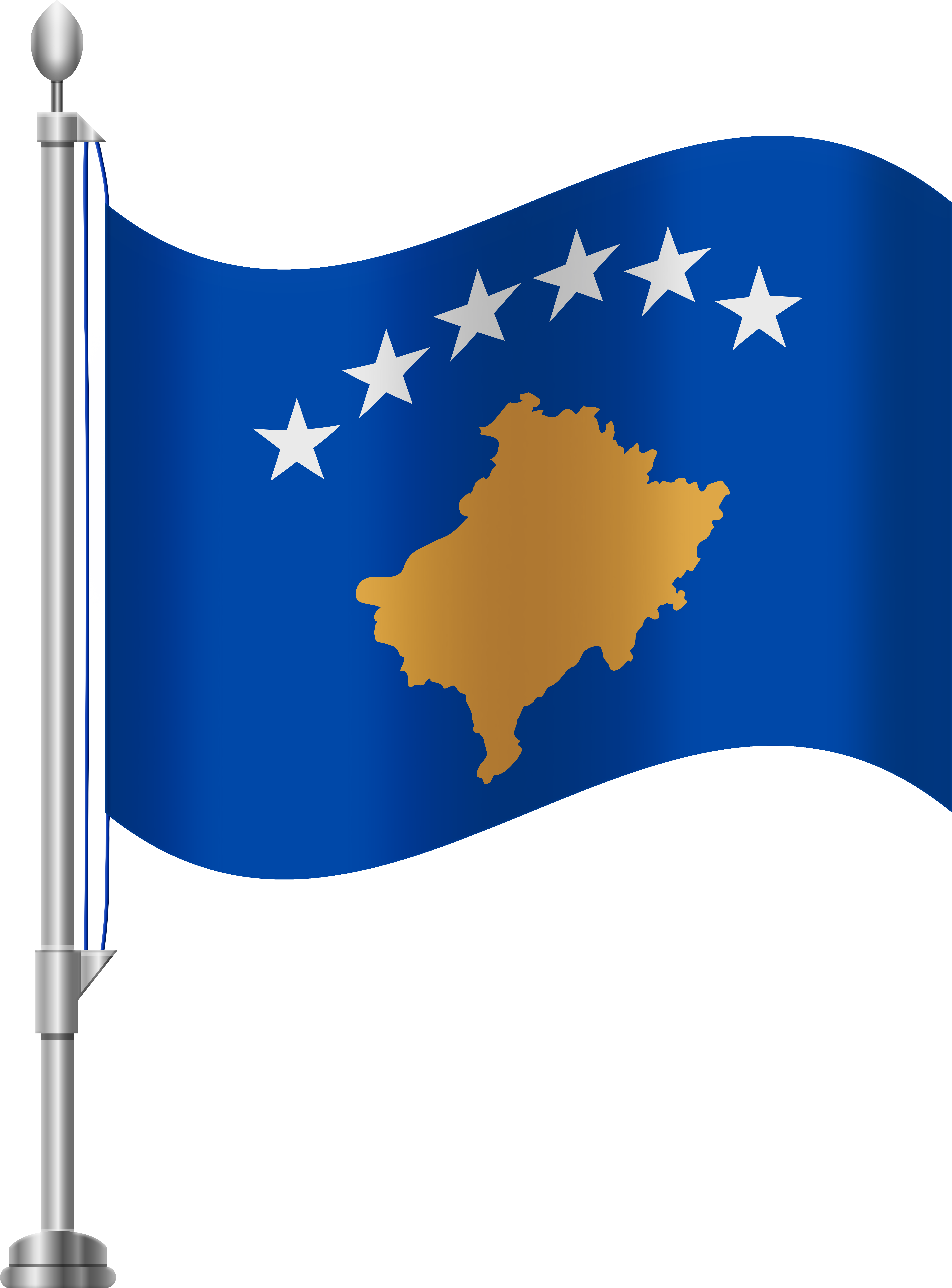 Kosovo Flag Png Clip Art Transparent Png (6141x8000), Png Download