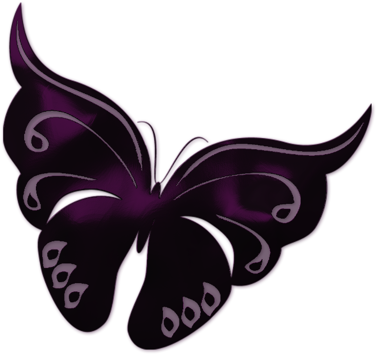 Purple - Transparent Background Butterfly Png Clipart (804x735), Png Download