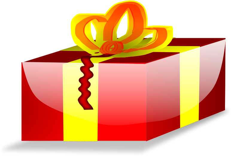 Some Christmas 000 Svg Vector File, Vector Clip Art - Cartoon Gift Transparent Background - Png Download (900x539), Png Download