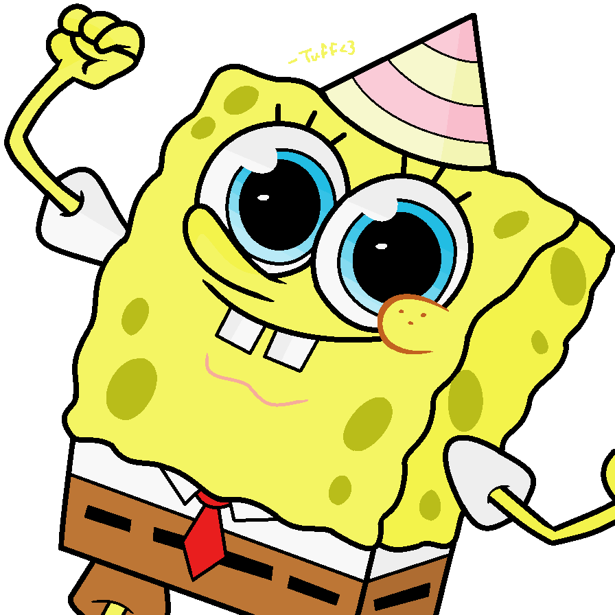 Pinata Clipart Royalty - Spongebob Happy Birthday Png Transparent Png (894x894), Png Download