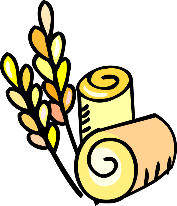 And Alfalfa Hay Grass Harvest Vector Image - Hay Clipart (601x700), Png Download