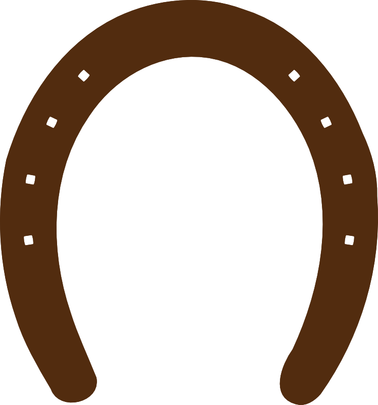 Refrigerator Clip Art Of - Horse Shoe Clipart - Png Download (748x800), Png Download