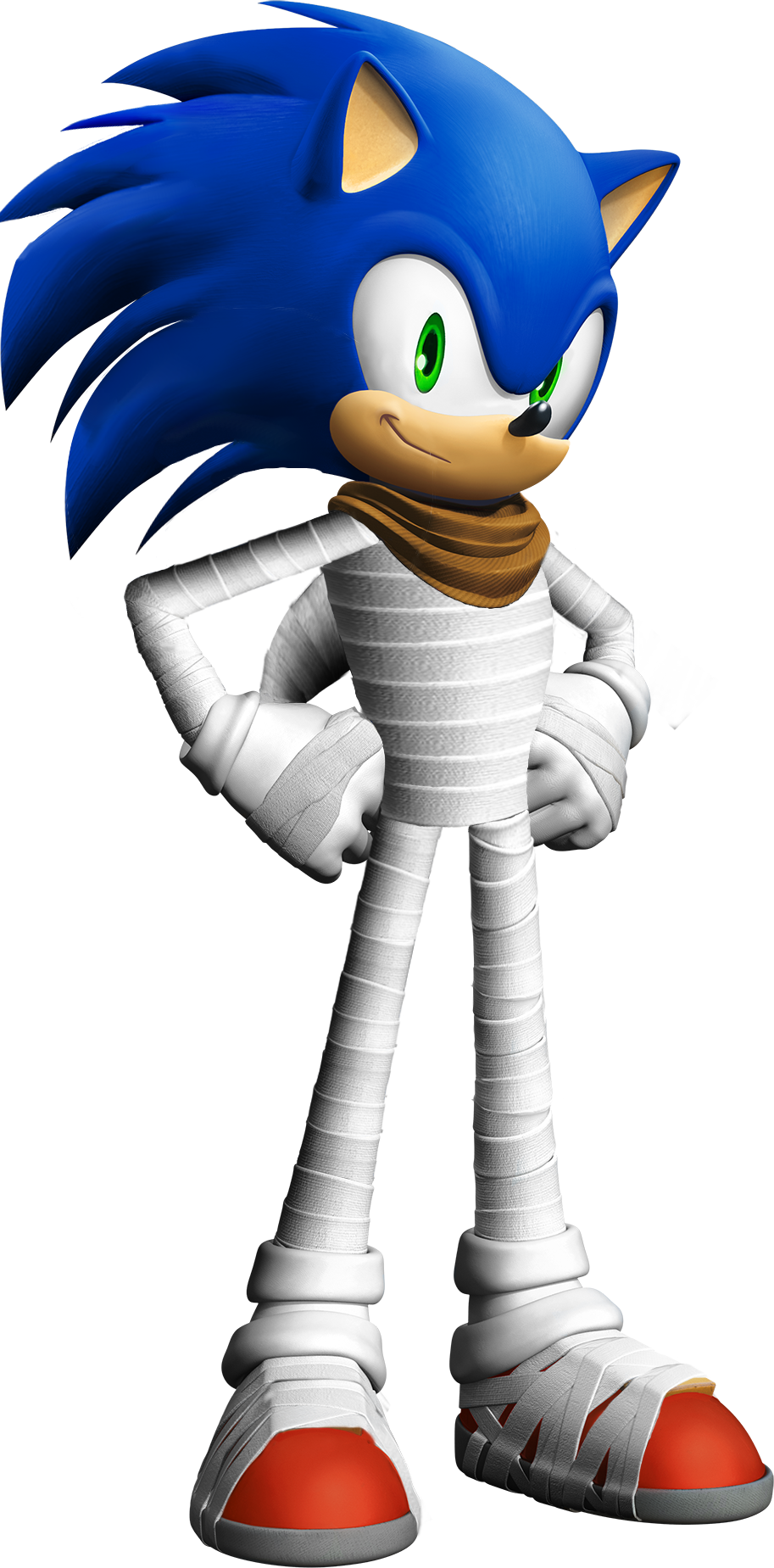 Sonic The Hedgehog Clipart Behind - Sonic Forces Game Grumps - Png Download (913x1849), Png Download