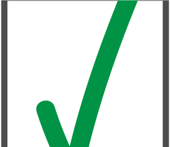 Green Tick Clipart Word Art - Png Download (640x480), Png Download