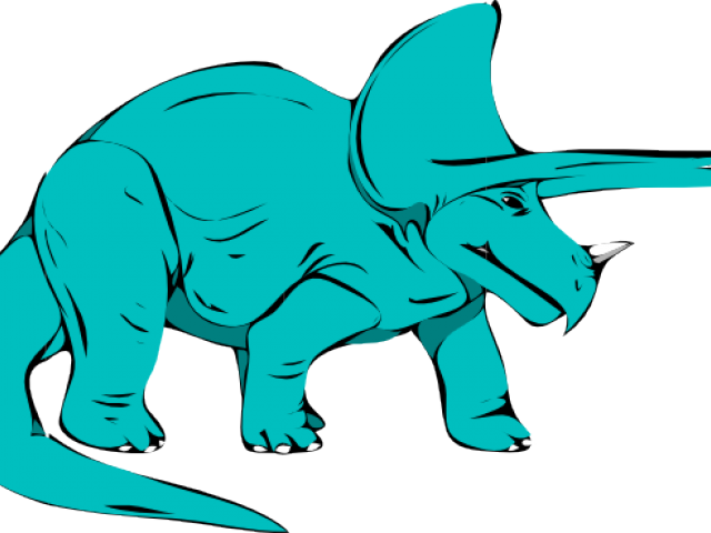 Triceratops Clipart Clip Art - Grey Triceratops Clipart - Png Download (640x480), Png Download