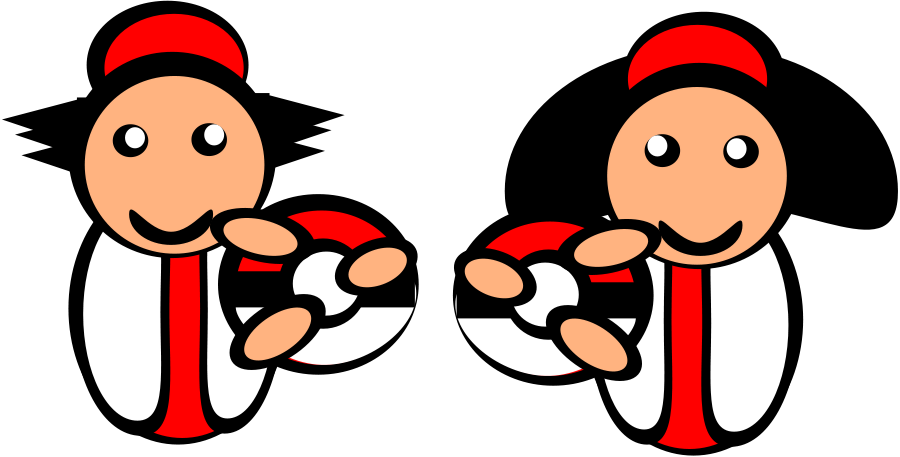 Pokemon Trainer Clipart (900x457), Png Download