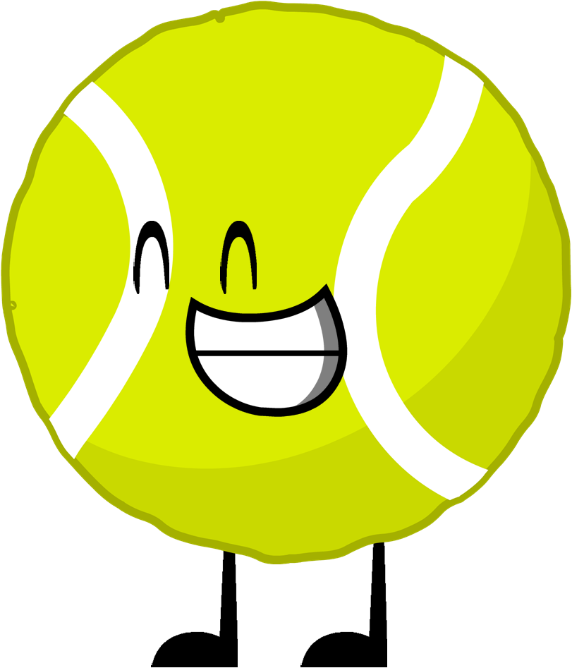 Tennis Ball Clipart Bfdi - Clipart Tennis Balls - Png Download (811x947), Png Download
