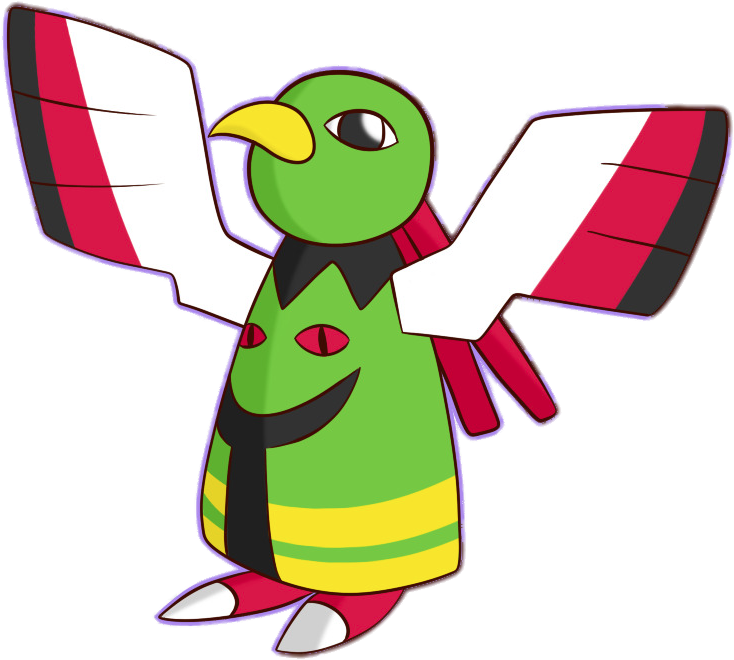 Challenge Favorite Type By Capy Logger On - Green Flying Type Pokemon Clipart (781x758), Png Download