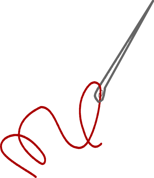 No Needle And Thread Clipart (516x596), Png Download
