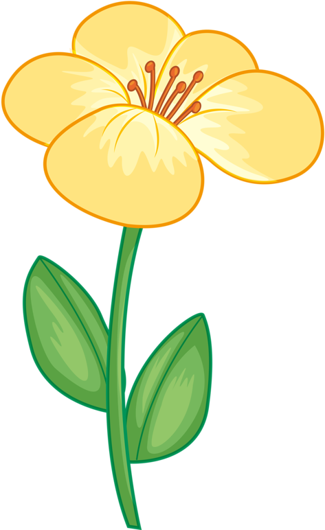 Фотки Cartoon Stickers, Flower Clipart, Art Images, - Clip Art - Png Download (500x800), Png Download