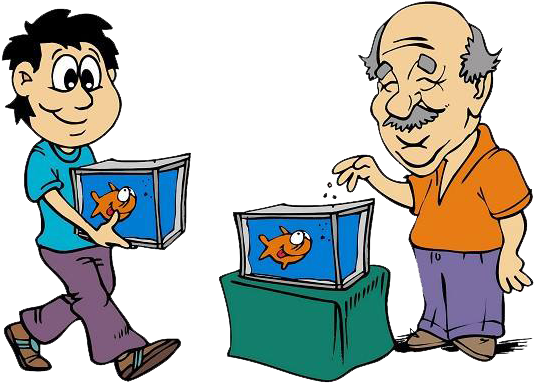 Child Respect Often Play With Transprent Png - Cartoon Clipart (700x493), Png Download