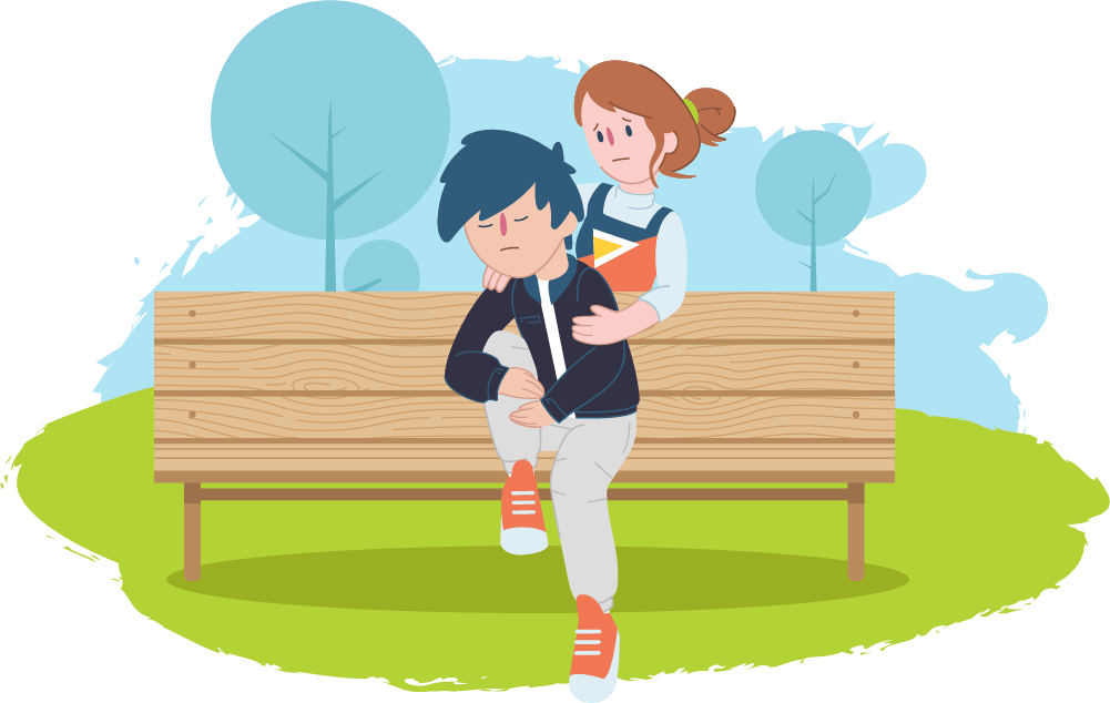 Emotions Clipart Upset Person - My Friend - Png Download (1001x634), Png Download