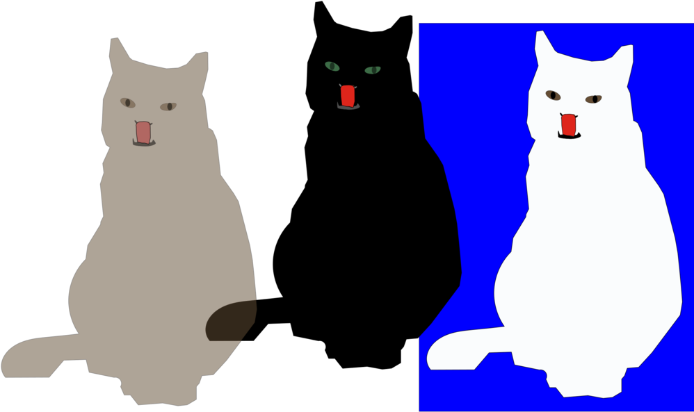 Free Leckende-katze - Cat Clipart (800x600), Png Download