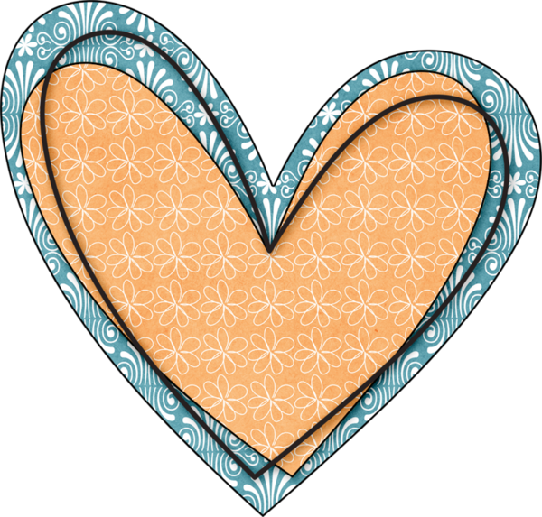 Hearts ‿✿⁀♡♥♡❤ - Heart Clipart (600x573), Png Download