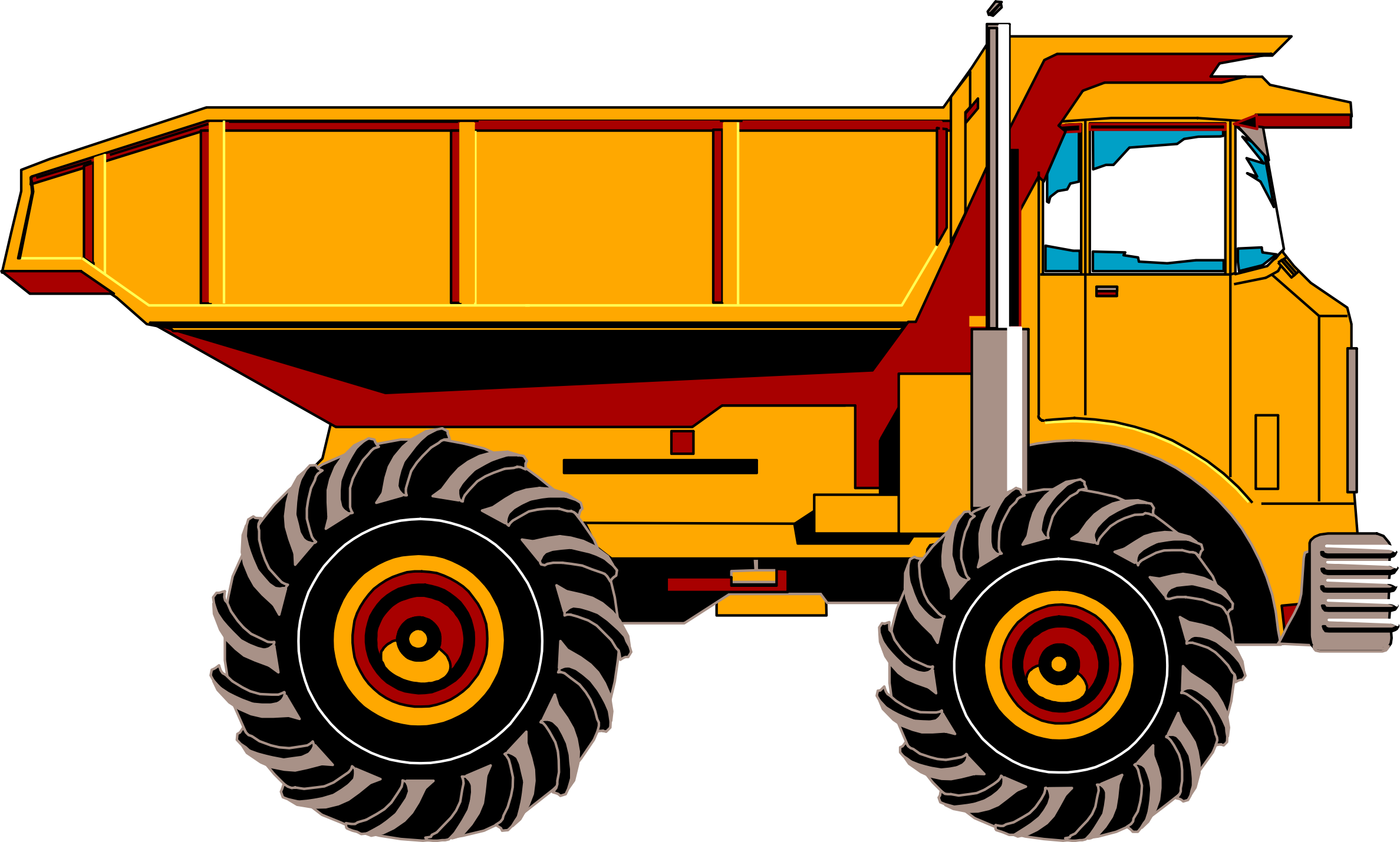 Car Dump Truck Pickup Truck Garbage Truck - Dump Truck Clipart - Png