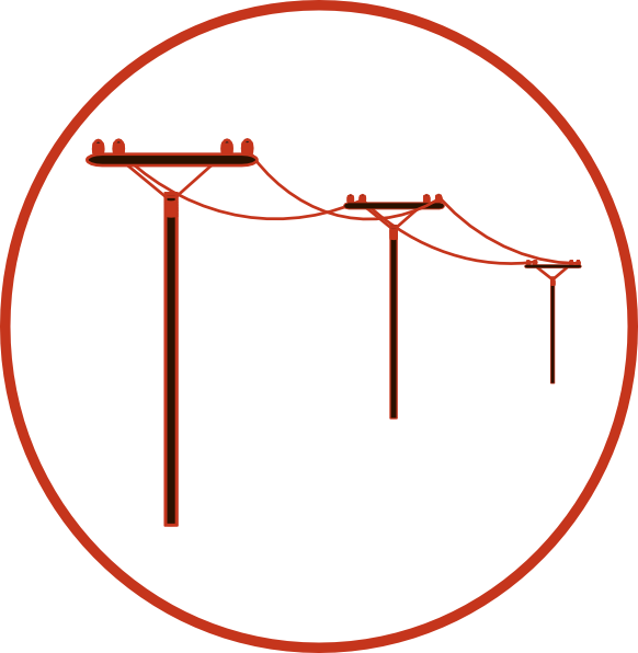 Electricity Poles Clip Art - Png Download (582x596), Png Download