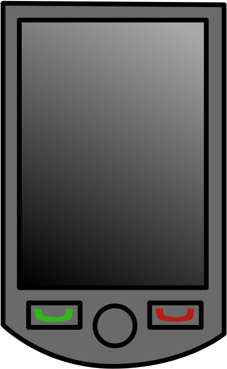 Feature Phone Mobile Phones Handheld Devices Smartphone - Pda Clipart - Png Download (750x750), Png Download