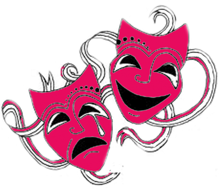 "one Toe In The Grave" Was Presented In Nov - Performing Arts Masks Png Clipart (800x655), Png Download