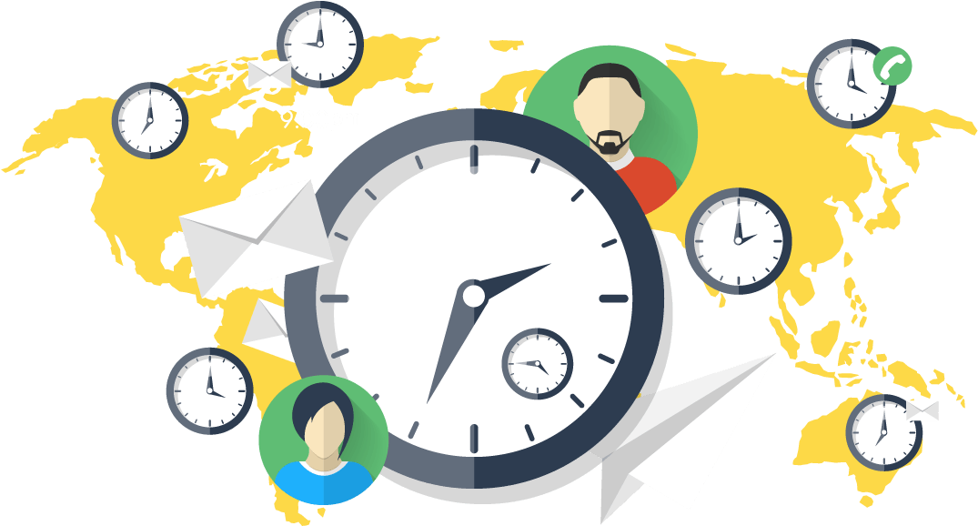 Timezone Confused Clipart 5 - Simplified World Map - Png Download (1119x640), Png Download