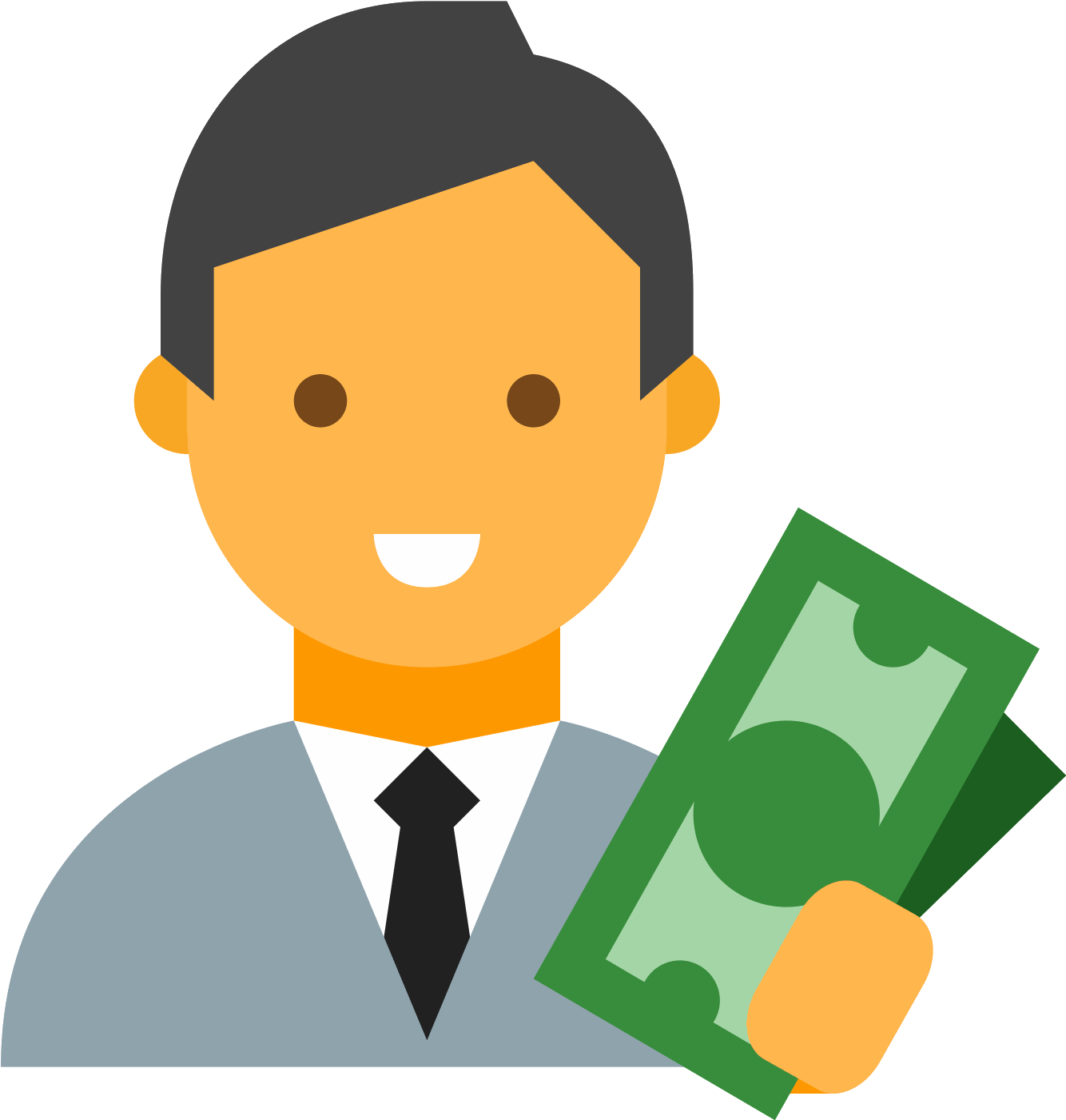 Svg Library Icon Free Download Png - Money Color Icon Clipart (1600x1600), Png Download