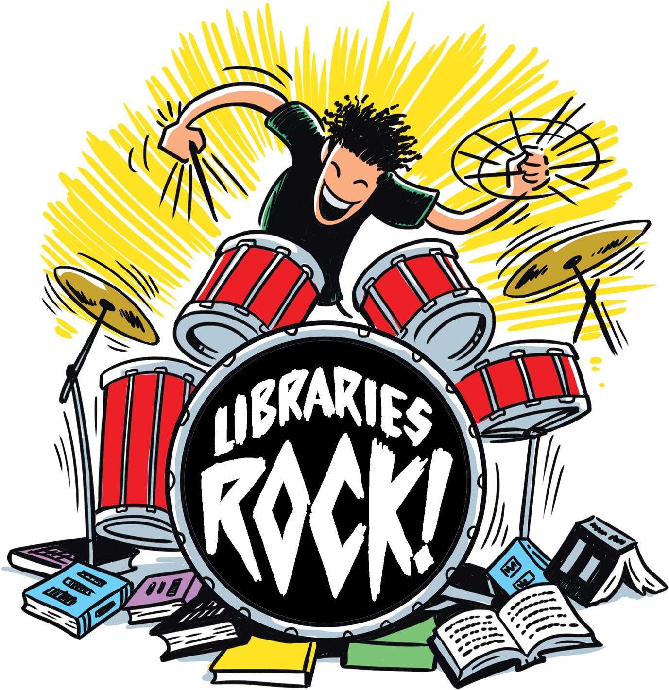 Summer Reading And Learning - Libraries Rock Teen Clipart (1500x1568), Png Download