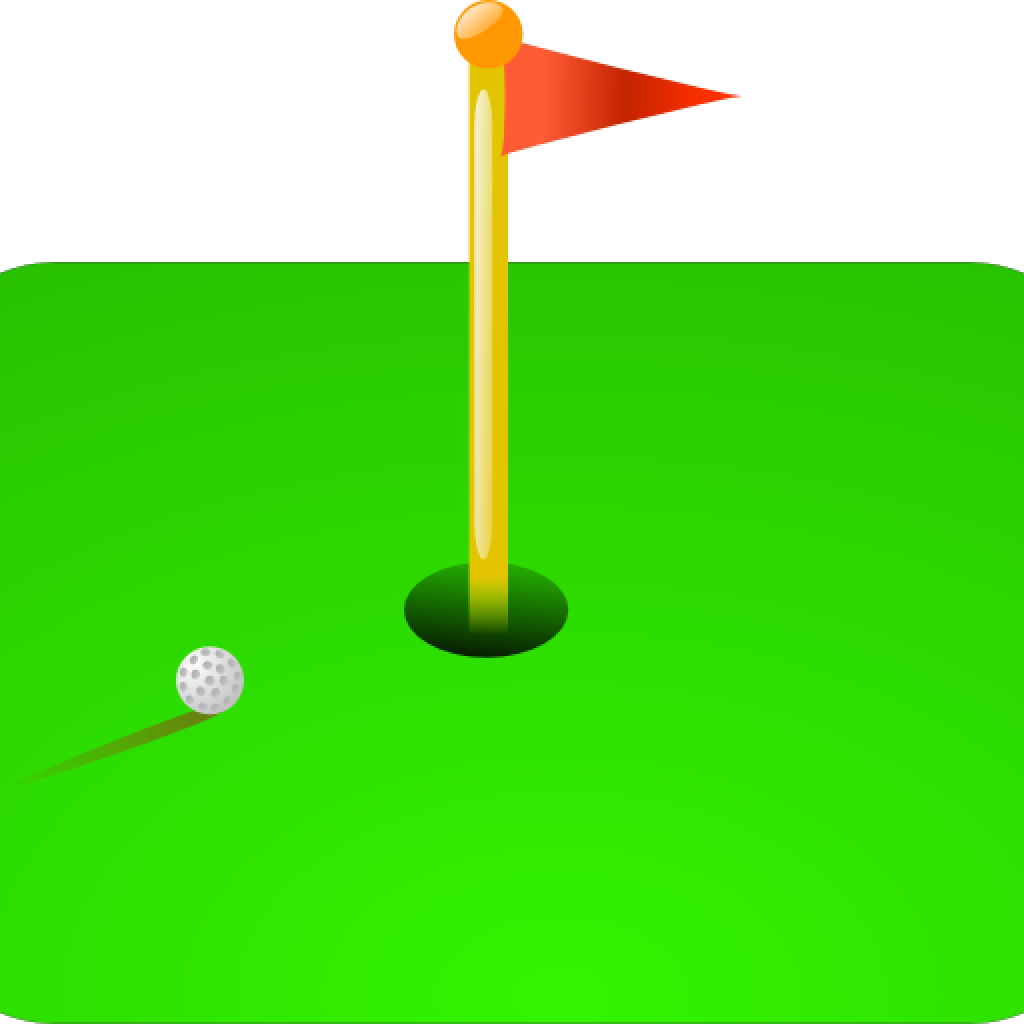 Mini Golf Clip Art Flag Ball At Clker Vector Online - Golf Clip Art - Png Download (1024x1024), Png Download
