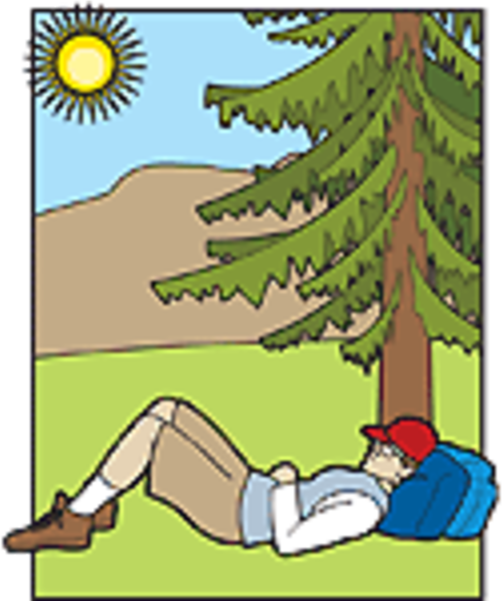 Hiking Clipart Night Hike - Clip Art - Png Download (1200x1200), Png Download