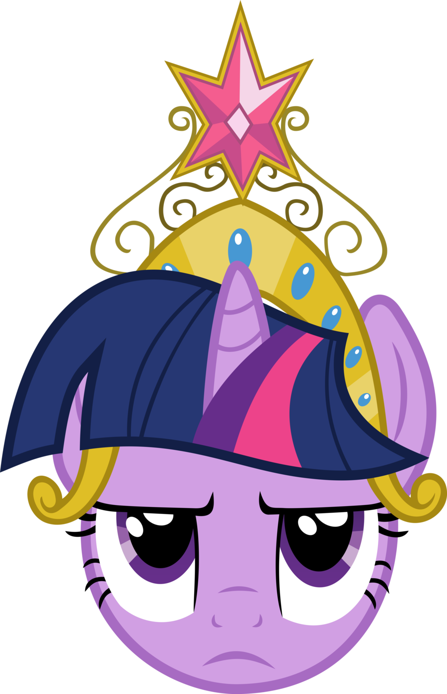 Clipart - Twilight - Twilight Sparkle Pony Crown - Png Download (900x1396), Png Download