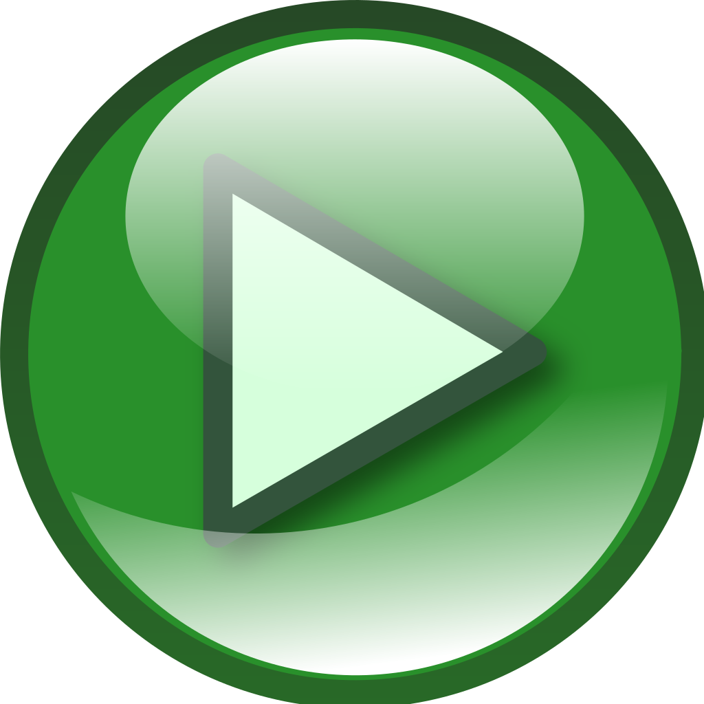 Play Button 50% Opaque Svg Clip Arts 600 X 599 Px - Png Download (600x599), Png Download