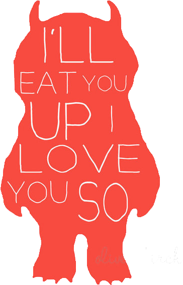 69 Images About Cine On We Heart It - Ll Eat You Up I Love You So Clipart (500x625), Png Download