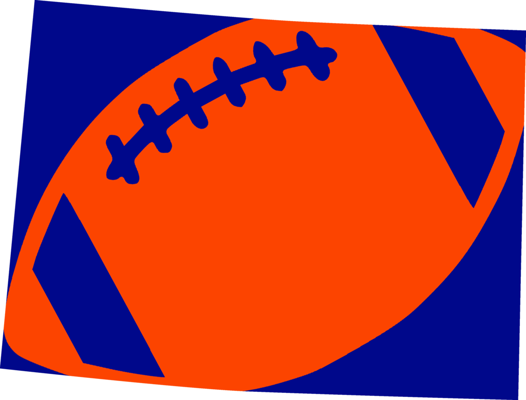 Denver Football Design Clipart (1024x778), Png Download
