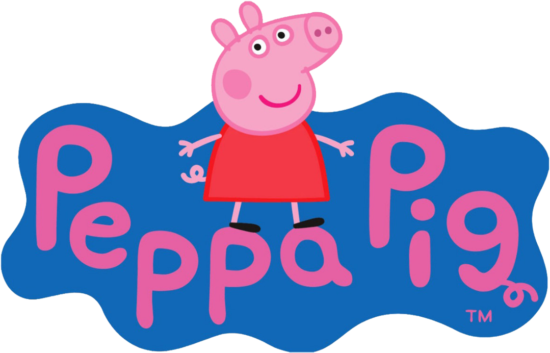 Peppa Png - Peppa Pig Logo Png Clipart (1108x721), Png Download