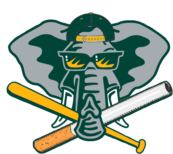 1 Reply 0 Retweets 8 Likes - Oakland Athletics Logo Elephant Clipart (820x815), Png Download