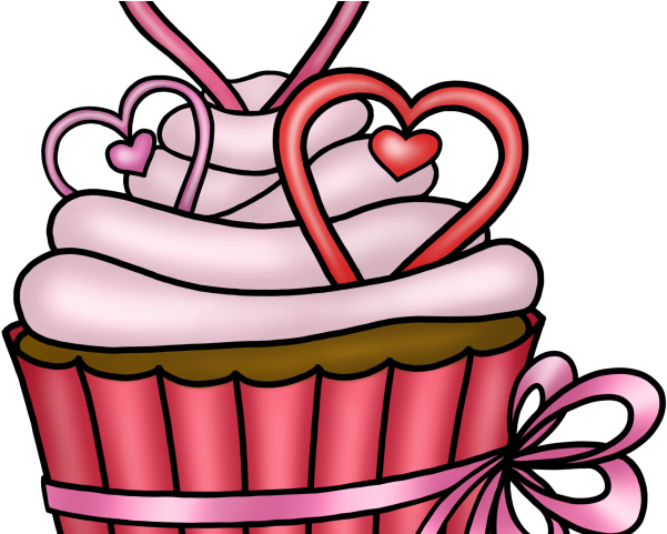 Sale Clipart Cupcake - Clipart Heart Cake Png Transparent Png (640x480), Png Download