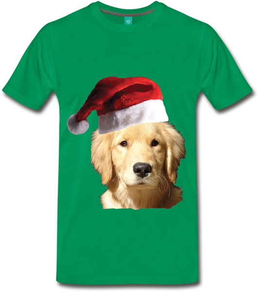 Politicstosports Christmas Golden Retriever - Golden Retriever Clipart (650x650), Png Download