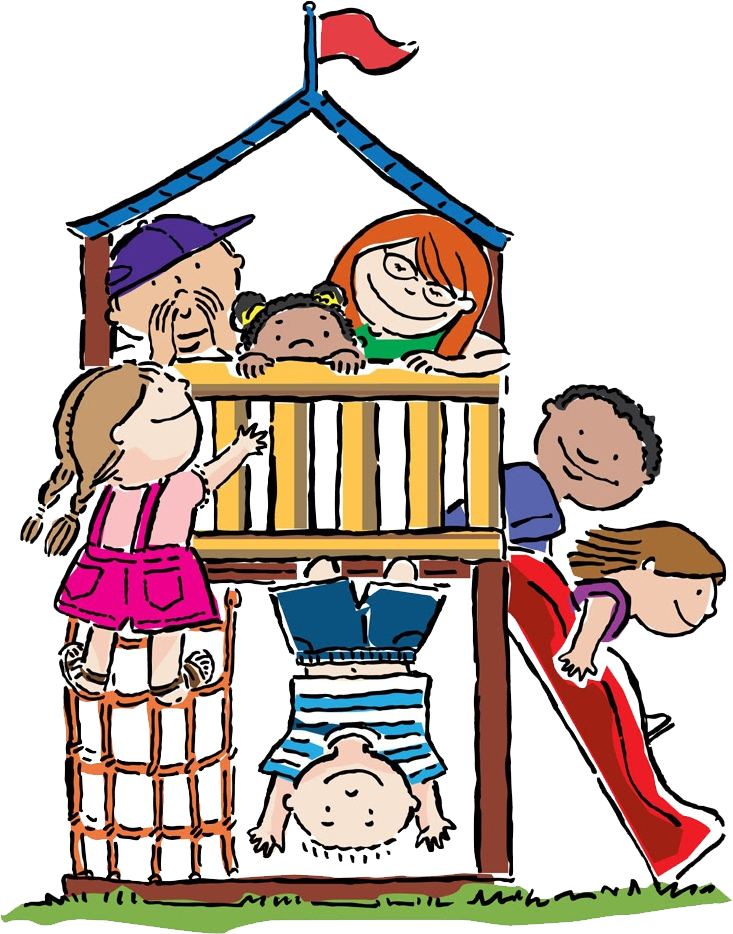Bigbackyardlogo - Desenho Parque Infantil Clipart (754x996), Png Download