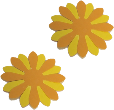Golden And Bright Yellow - Black-eyed Susan Clipart (608x571), Png Download