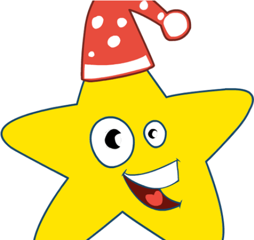 Cap Clipart Merry Christmas - Animated Christmas Star Clipart - Png Download (640x480), Png Download