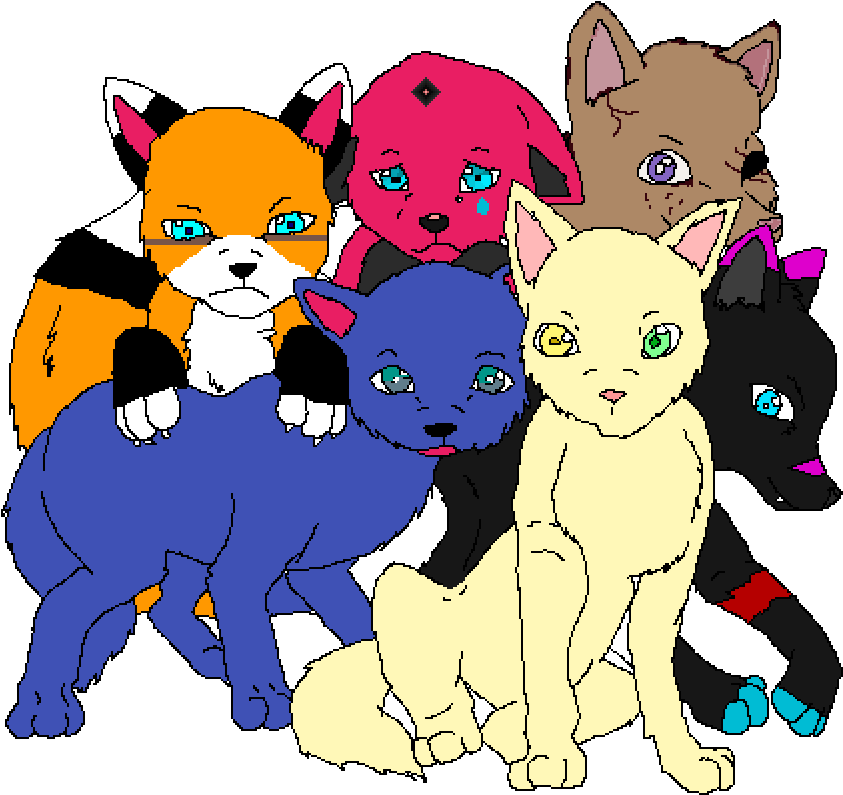 I Made A Pig - Wolf Clipart (1000x1000), Png Download