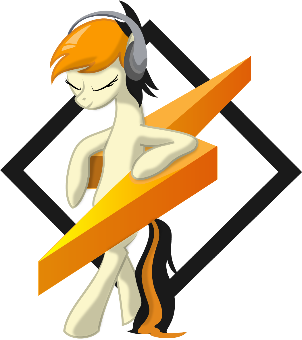 Clothing Yellow Cartoon Vertebrate Clip Art Line - Winamp Mlp - Png Download (1050x1211), Png Download