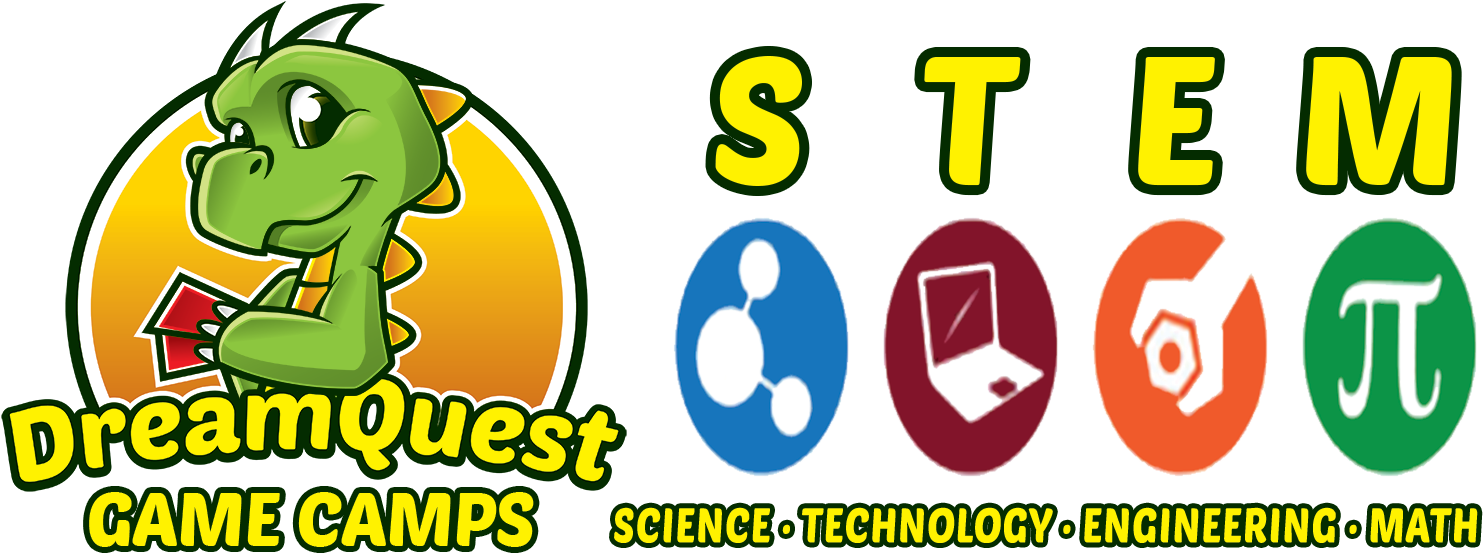 Camplogowithstem - Stem Design Clipart (1500x582), Png Download