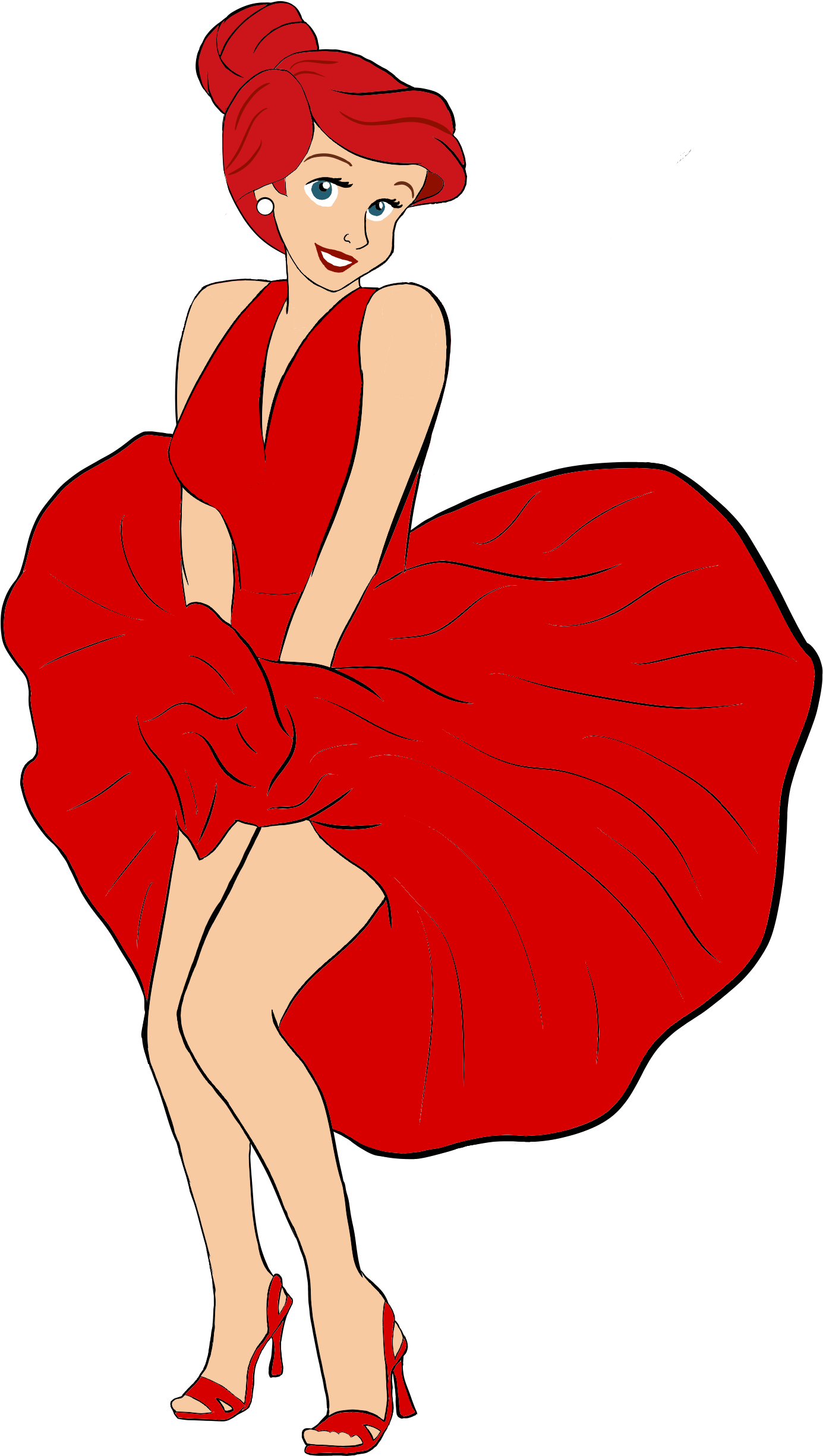 Image Of American Heart Association Red Dress - Illustration Clipart (2600x2600), Png Download